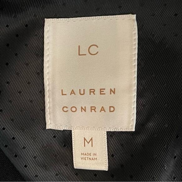 LC Lauren Conrad Black Neutral Minimalist Academia Blazer NWOT Size M - Picture 8 of 12